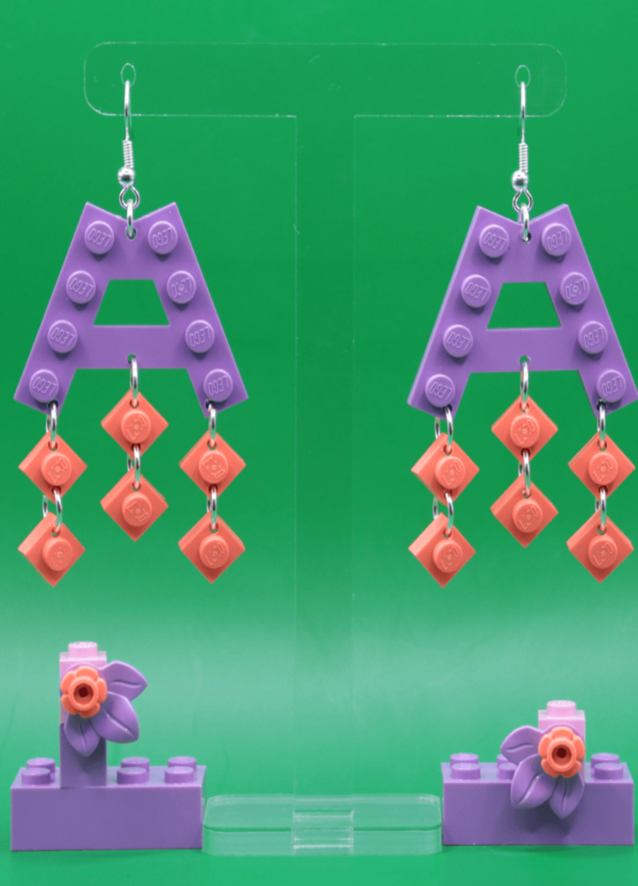 Funky Lego Earrings | Lego Brick Earrings | Block Your Ears