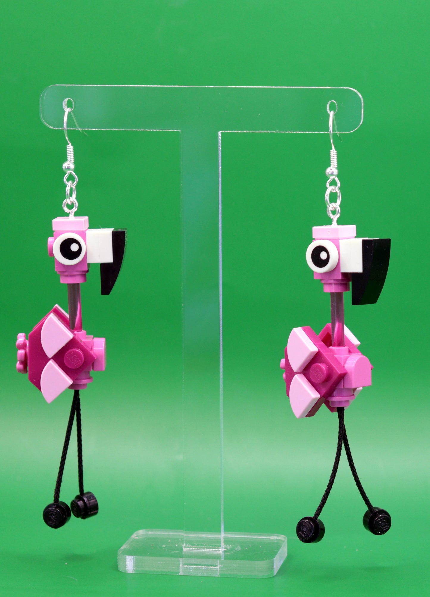 Flamingo Earrings | Quirky Bird Earrings | Block Your Ears