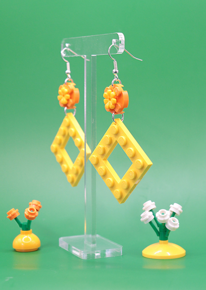 Geometric Lego Earrings | Teacher Earrings | Block Your Ears