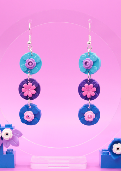 Mini Flower Earrings | Lego Bricks Earrings | Block Your Ears