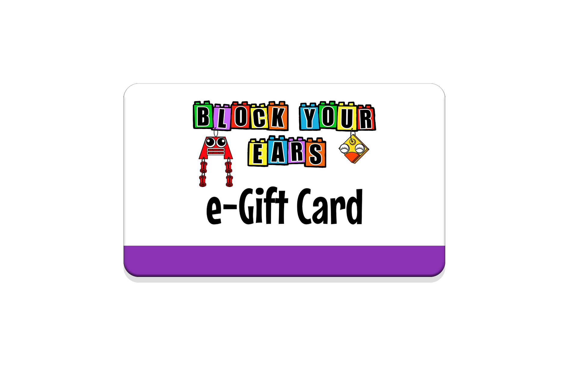 Funky Lego Gift Card | Block Your Ears