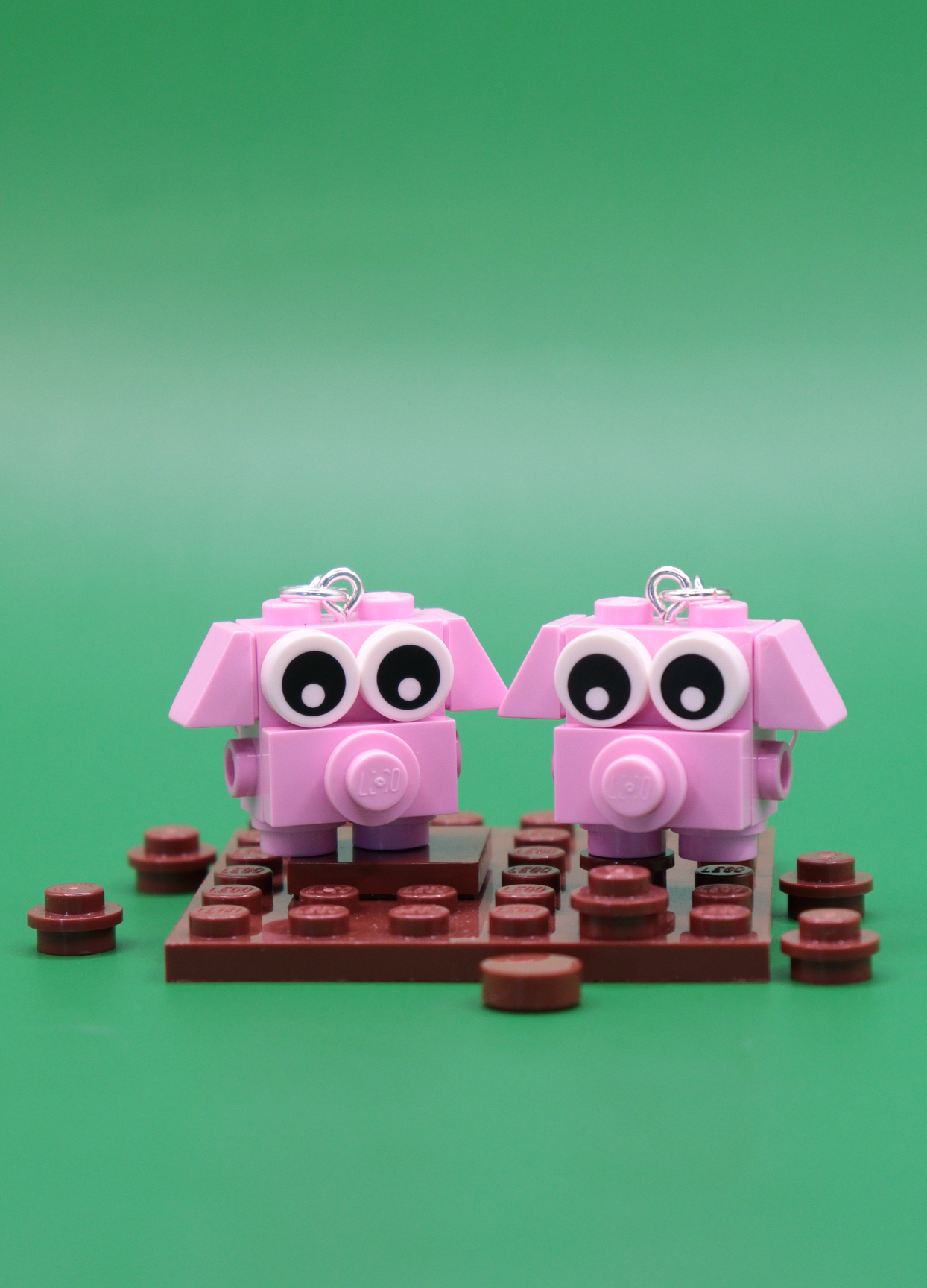 Pig and Cow Earrings | Cute Pair Earrings | Block Your Ears